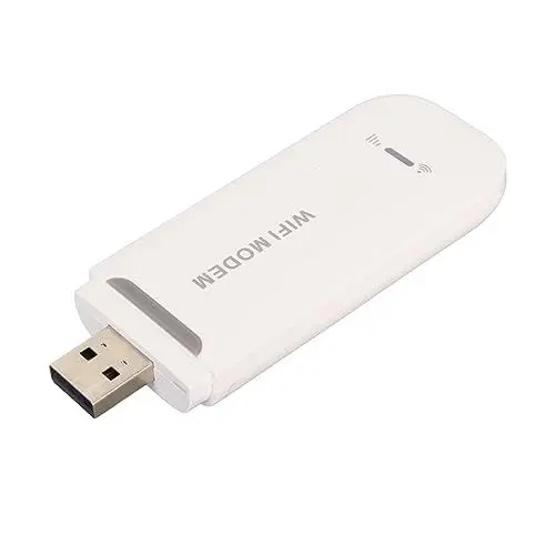 Produktbild: Hochgeschwindigkeits-4G-WLAN-Router, Bis zu 150 Mbit/s, Unterstützt 10 Benutzer, SIM-Kartensteckplatz, Tragbares 4G LTE USB-WLAN-Modem für Büro, Reisen, Zuhause, Plug-and-Play