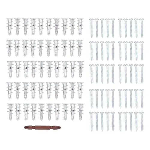 Produktbild: Hochleistungshöhle Metall -Wand -Anker und Schrauben Zinklegierung Selbstbohrung Trockenmauer -Anker -Kit für die Trockenbauwall -Installation