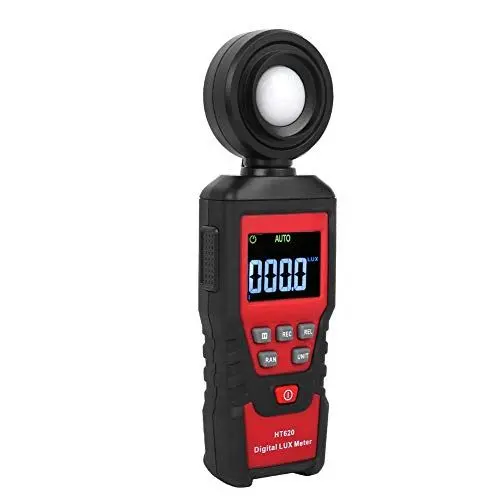 Produktbild: Hochpräzises Digitales Lichtmessgerät, Tragbares Lux-Messgerät, Digitales Photometer, Lichtmessgerät HT620, 0~200.000 Lux für Messformen, Illuminometer