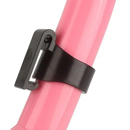 Produktbild: Hochtrockener Schnorchel, Hochwertiger, Vollständig Trockener Schwimm-Tauchschnorchel mit Silikon-Mundstück (Rosa)