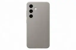 Produktbild: Hochuen Vegan Leather Smartphone Case GP-FPS921H, Designed for Samsung für Galaxy S24, Handy-Hülle, Lederimitat, Schlankes Design, Taupe