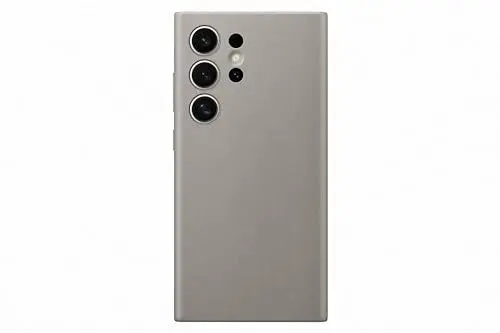 Produktbild: Hochuen Vegan Leather Smartphone Case GP-FPS928HC, Designed for Samsung für Galaxy S24 Ultra, Handy-Hülle, Lederimitat, Schlankes Design, Taupe