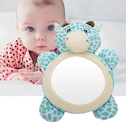 Produktbild: Hochwertige Sicherheitsrückspiegel, verformbare Spiegel, klares sichtbares Licht für Babys, Rückspiegel (Tiere), die im Sicherheitsauto für erwachsene Babys aufgehängt sind