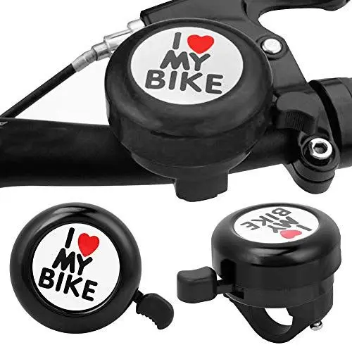 Produktbild: Hochwertige Ultraleichte Mountainbike-Fahrradklingel, Fahrradklingel-Zubehör, Transparente Fahrradklingel, Fahrrad-Mountainbike-Klingel für mit Sound, Fahrradklingeln (Black)