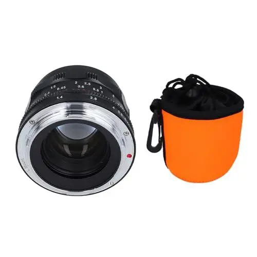 Produktbild: Kamera-Porträtobjektiv, 35 Mm F1,4 Vollformat-Porträtobjektiv, Optisches Glas, Große Blende, Fester Manueller Fokus, L-Mount-Kameraobjektiv für Leica SL SL1 SL2 (Black)