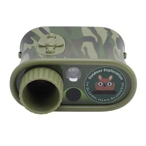 Produktbild: Hochwertiges Fernglas mit Kamera, 2,5K 48MP UHD 8X Digital Zoom Kompaktes Fernglas mit 2,4 -Zoll -LCD -Bildschirm für Vogelbeobachtung, Fußball, Konzerte, Jagd (64GB)