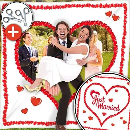 Produktbild: Hochzeitsideen Herz zum Ausschneiden 2x1,80 m inkl. Scheren Ideen zur Hochzeit …