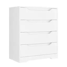 Produktbild: HOCSOK Kommode, Sideboard mit 4 Schubladen, Mehrzweckschrank Großer Stauraum, für Wohnzimmer, Flur, Schlafzimmer, 69x39x82cm