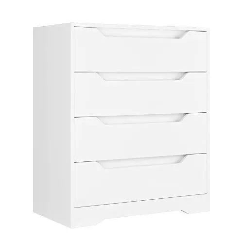 Produktbild: HOCSOK Kommode, Sideboard mit 4 Schubladen, Mehrzweckschrank Großer Stauraum, für Wohnzimmer, Flur, Schlafzimmer, 69x39x82cm