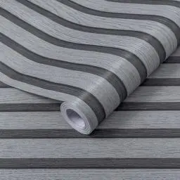 Produktbild: Hode Selbstklebende Tapete Holzoptik Grau 44x600cm, Klebefolie Möbel Holzoptik, Möbelfolie Selbstklebend Folie für Möbel Wand Tür