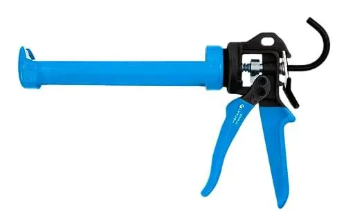 Produktbild: Högert Technik - Kartuschenpresse - Silikonspritze zum verarbeiten von sämtlichen 310ml Dicht - und Klebstoffkartuschen - Kartuschenpistole - Druckraft: 4000 N
