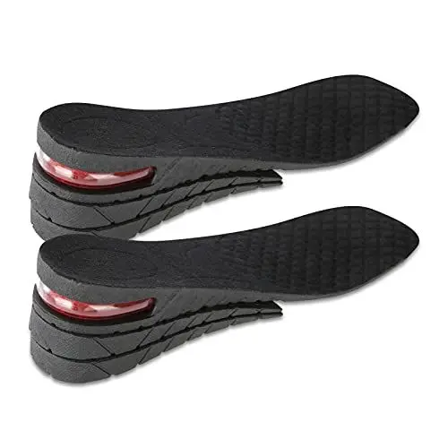 Produktbild: Höhe Erhöhen Einlegesohlen Aufzug Orthopädische Schuheinlage Air Up Heel Lift Einlegesohle Ferseneinsätze für Männer Frauen(3 layers)