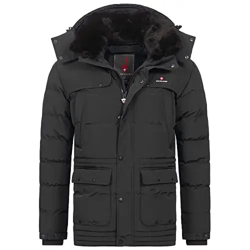 Produktbild: Höhenhorn Achalm Herren Winter Jacke Schwarz Gr. 3XL