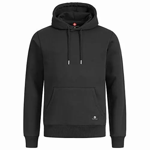 Produktbild: Höhenhorn 37L5 Janga Hoodie Herren Kapuzen Pullover Hoody Schwarz XL