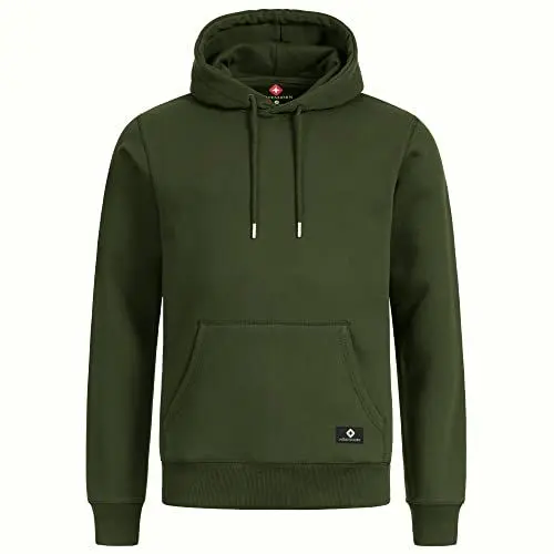 Produktbild: Höhenhorn 38L3 Janga Hoodie Herren Kapuzen Pullover Grün 3XL
