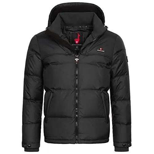 Produktbild: Höhenhorn Bristen Herren Daunen Winter Jacke Schwarz Gr. M