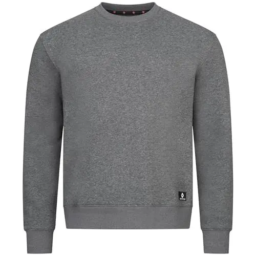 Produktbild: Höhenhorn Wallster Herren Sweatshirt mit Rundhals Dunkelgrau Gr. L