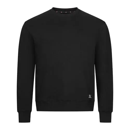 Produktbild: Höhenhorn Wallster Herren Sweatshirt mit Rundhals Schwarz Gr. L