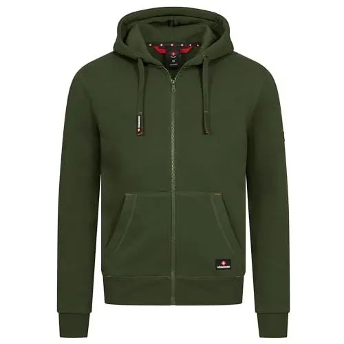 Produktbild: Höhenhorn Woodberg Herren Hoodie Pullover Grün Gr. XXL