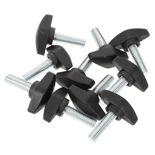 Produktbild: Hoement 10stücke Teiliges Mikrofonschrauben Für Stative Mikrofonhalterung Klemmschrauben Einstellbare Schrauben Edelstahl Für Optimale Aufnahme Kompatibel Mit Verschiedenen Mikrofonen
