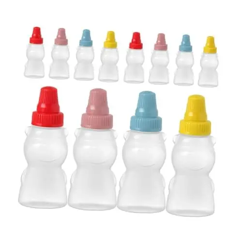 Produktbild: Hoement 12ct Saucenflaschen Tragbare Gewürzbehälter Pe-material Mini-saucengläser Für Saucenessig