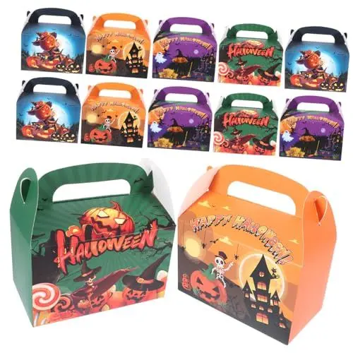 Produktbild: Hoement 12 Stück Bonbontüten Leckerli-boxen Für Halloween-partygeschenke