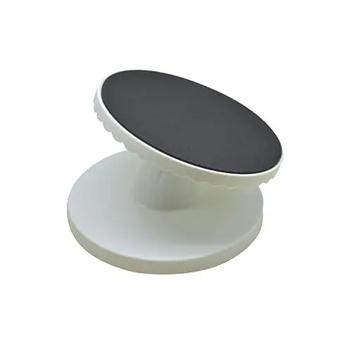 Produktbild: Hoement 1pc Rotierender Kuchen-drehtellerständer Kunststoff-kuchenständer 360°-drehung Neigung Für Dekorationen Sichere Und Einfache Reinigung