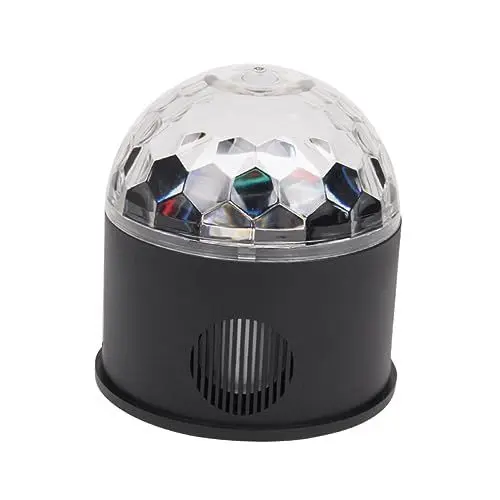 Produktbild: Hoement 1stück Gesteuertes Mini Bühnenlicht Mit Mehrfarbiger Kristallkugel Für Disco Ktv Party Und Kreative Lichtshow Usb-betrieben Tragbar Und Langlebig