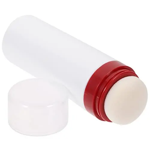 Produktbild: Hoement 2St Puderquaste puder dose Babypuder-Box Reisepuderbox für Babys Vorratsflasche für Pulver Behälter für Kind nass puder puff Talkumpuder Flasche Babypuderflasche Plastik Weiß