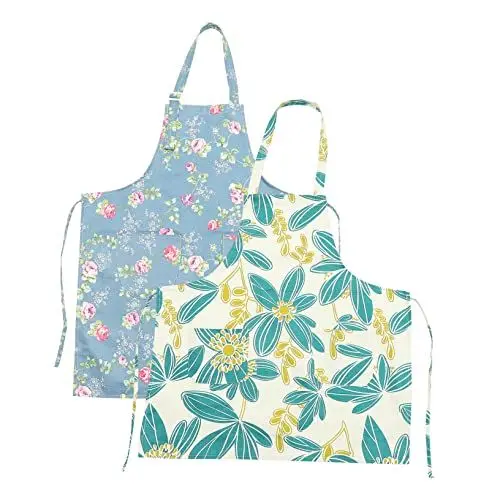 Produktbild: Hoement Kochschürze Für Damen Mit Taschen Schutz Für Kochkleidung Ärmellose Canvas Schürze