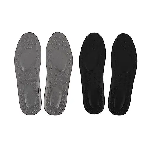Produktbild: Hoement Ergonomische Einlegesohlen Zur Fußunterstützung – 2 Paar Hochelastische Einlagen Für Laufschuhe Bequeme Fußgewölbeunterstützung Atmungsaktive Schuhpolster Für Den Fuß