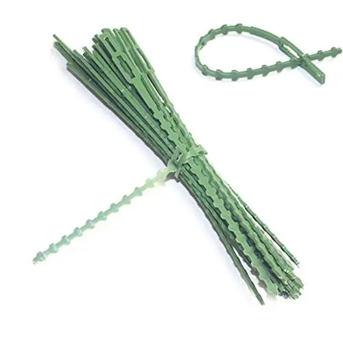 Produktbild: Hoement 30 Stücke Hochleistungs-kabelbinder Aus Grünem Nylon Selbstsichernde Kabelbinder Fischgräten-sporenbänder Für Enge