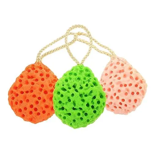 Produktbild: Hoement 3St Gesichtsschwamm reinigen exfoliating sponge ceravr cleanser face care cleansing foam gesichtreinung Make-up-Schwämme Badeschwamm Gesichtsreinigungsschwamm Gesichtsschwämme
