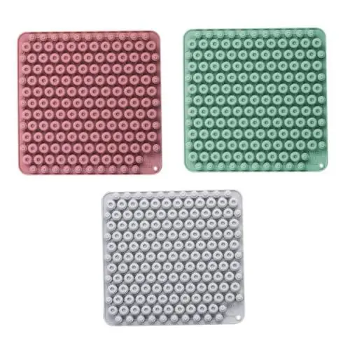 Produktbild: Hoement 3St Untersetzer für Topflappen Tischsets terassenliege gummimatte für Topfhalter - Matte vielseitige Untersetzer sparschäler Hitzebeständige Küchenmatte Isoliermatte Kieselgel