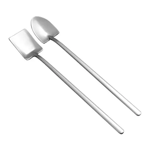 Produktbild: Hoement Edelstahl-eislöffel Mit Langem Griff Rührlöffel Cocktaillöffel Für Hohe Gläser Und Tassen Korrosionsbeständig Und Hitzebeständig