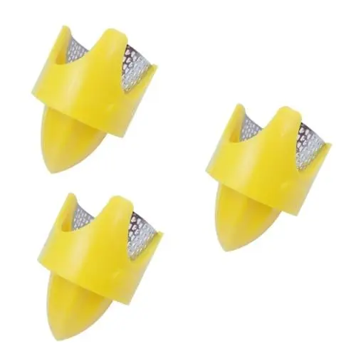 Produktbild: Hoement 3st Zitronenschäler Sparschäler Zitronenschale Fruchtschalenschäler Orangenschäler Yellow
