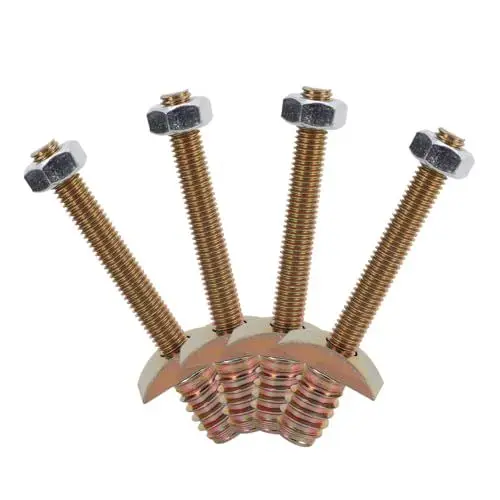 Produktbild: Hoement 4 Sets Arbeitsplattenverbinder Stabile Möbelverbinder Für Küchenarbeitsplatten