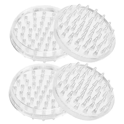 Produktbild: Hoement 4 Stück Möbelgreifer Für Stuhl Und Tischbeine Anti Rutsch Pads Aus Robustem Material Zum Schutz Von Holzböden Ideal Unterlage Für Stühle Und Sofas Gegen Kratzer Und