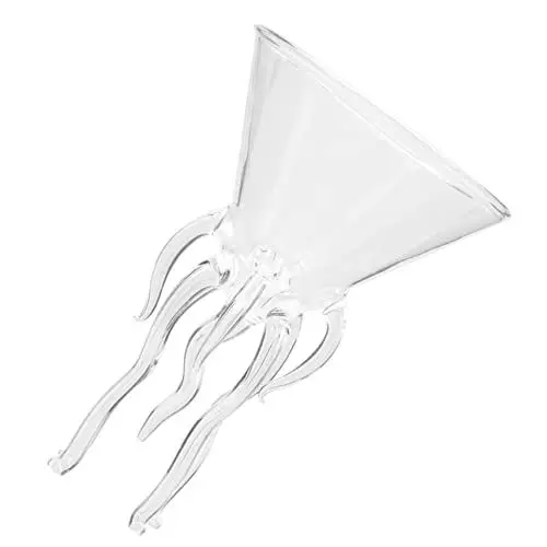 Produktbild: Hoement Trinkbecher Aus Glas Mit Oktopus- Cocktailgläser Wolkenbecher Und Set Für Versammlungen