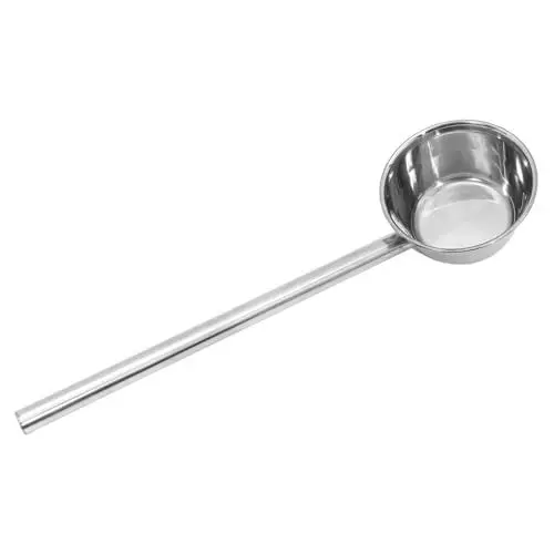 Produktbild: Hoement Schöpfkelle Aus Edelstahl Für Küche Mit Langem Griff Zum Wasserschöpfen Für Gemüse Und Obst