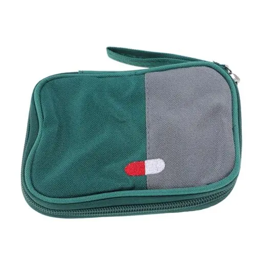 Produktbild: Hoement Hand-Erste-Hilfe-Kasten Erste-Hilfe-Kasten beim Wandern Reiseapotheke Rucksack Erste-Hilfe-Set aufbewahrungssack Storage pockets Reisebedarf Aufbewahrungstasche Oxford-Stoff