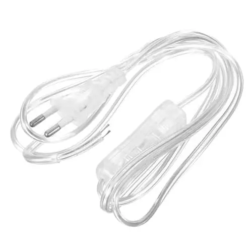 Produktbild: Hoement Klares Verlängerungskabel wandleuchte schrankleuchten wandlampe e Schalterkabel wandlichter Lampenverlängerungskabel Austausch des Lampenkabels 220-V-Verlängerungskabel Kupfer