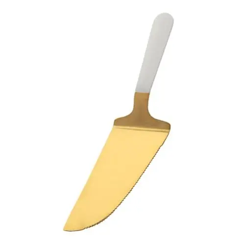 Produktbild: Hoement Kuchenschneider kochgeschirr Brotmesser Tortenmesser Kuchenheber Backwerkzeug Kuchen servieren Pizza-Torten-Server Käsekuchen Kuchenschaufel Backwarenschneider Rostfreier Stahl