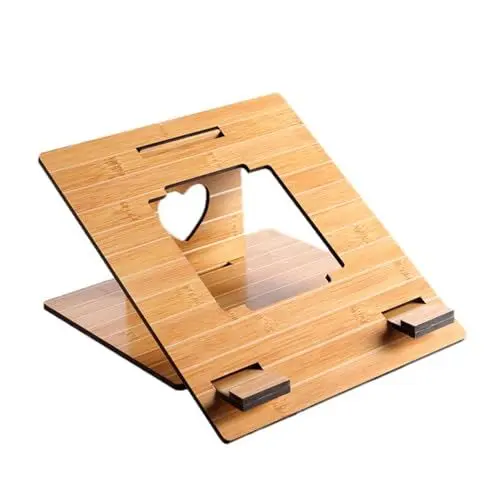 Produktbild: Hoement Holz Laptop Ständer Tragbarer Langlebiger Laptop Rack Für Zuhause Büro Und Studium Einfaches Design Leicht Und Praktisch Für Täglichen Gebrauch