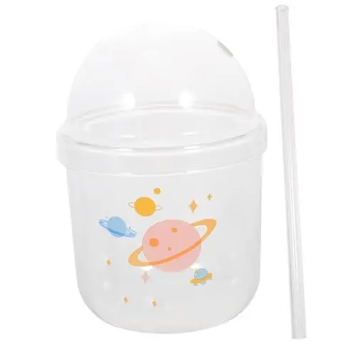 Produktbild: Hoement Strohbecher Kaffeebecher Wassergläser trinkflaschen coffee mugs große trinkgläser Smoothie-Becher tragbarer Strohhalm Reisestroh Espressotasse Saftbecher tragbare Kaffeetasse Glas