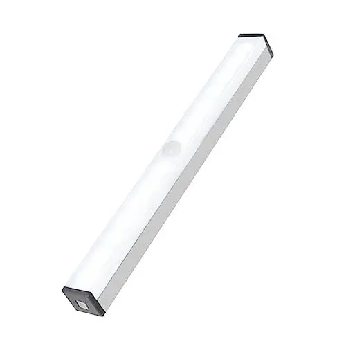 Produktbild: Hoement USB-Sensorlicht unter Gegenlicht LED-Licht Sensor-Nachtlampe LED-Sensorleuchten LED-Stick auf Lichtern wandleuchte LED-Nachtlicht Nachtlampe zu Hause Badezimmer Licht Plastik Weiß
