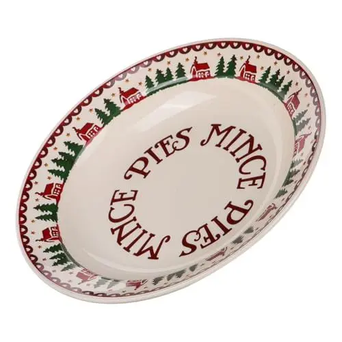 Produktbild: Hoement Weihnachtsteller Geschirrset keramik teller Weihnachtsgeschirr weihnachtsgeschenk Servierteller für Speisen Weihnachtsplatte Futternapf Haushalt Snackgericht für den Haushalt
