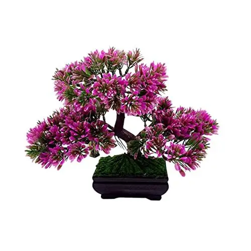 Produktbild: Hoement Künstliche Bonsai-Pflanze Simulationsbaum Leuchtendem -rot Für Heimdekoration Farbe Und Und Geruchlos Perfektes Für Pflanzenliebhaber