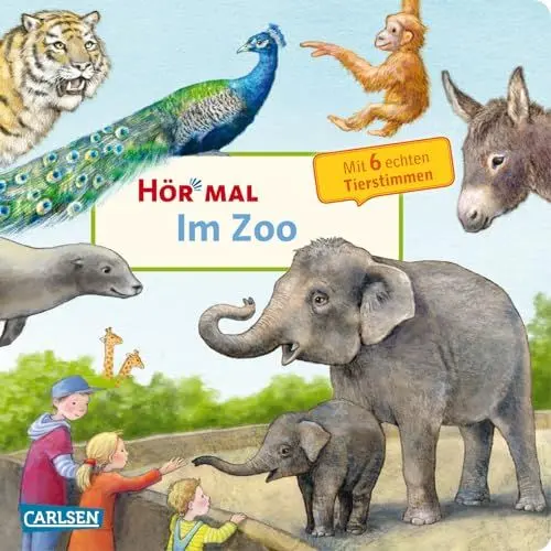Produktbild: Hör mal (Soundbuch): Im Zoo: Zum Hören, Schauen und Mitmachen ab 2 Jahren. Mit echten Tierstimmen