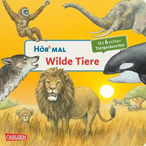 Produktbild: Hör mal (Soundbuch): Wilde Tiere: Zum Hören, Schauen und Mitmachen ab 2 Jahren. Mit echten Tierstimmen und Naturgeräuschen